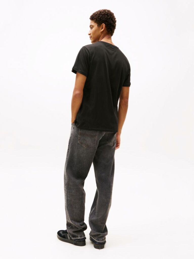 Black Logo Slim T-Shirt  Men