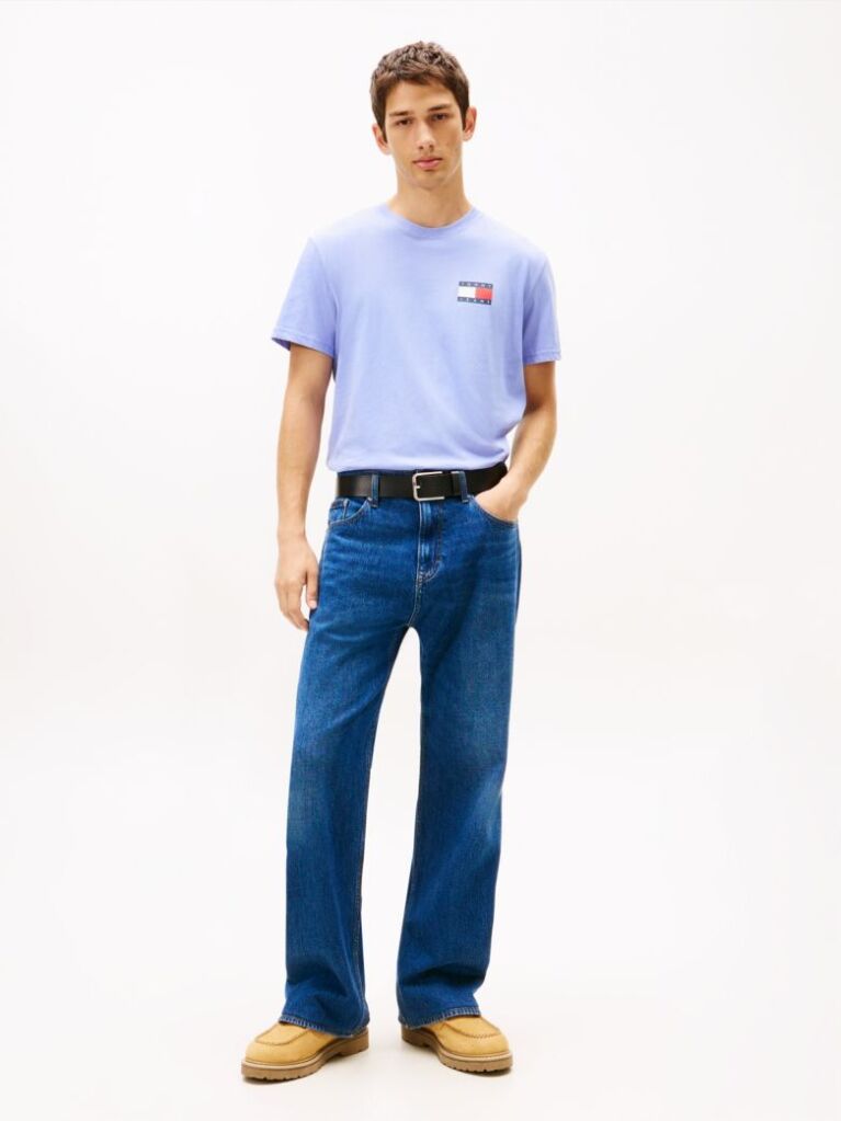 Purple Logo Slim T-Shirt  Men