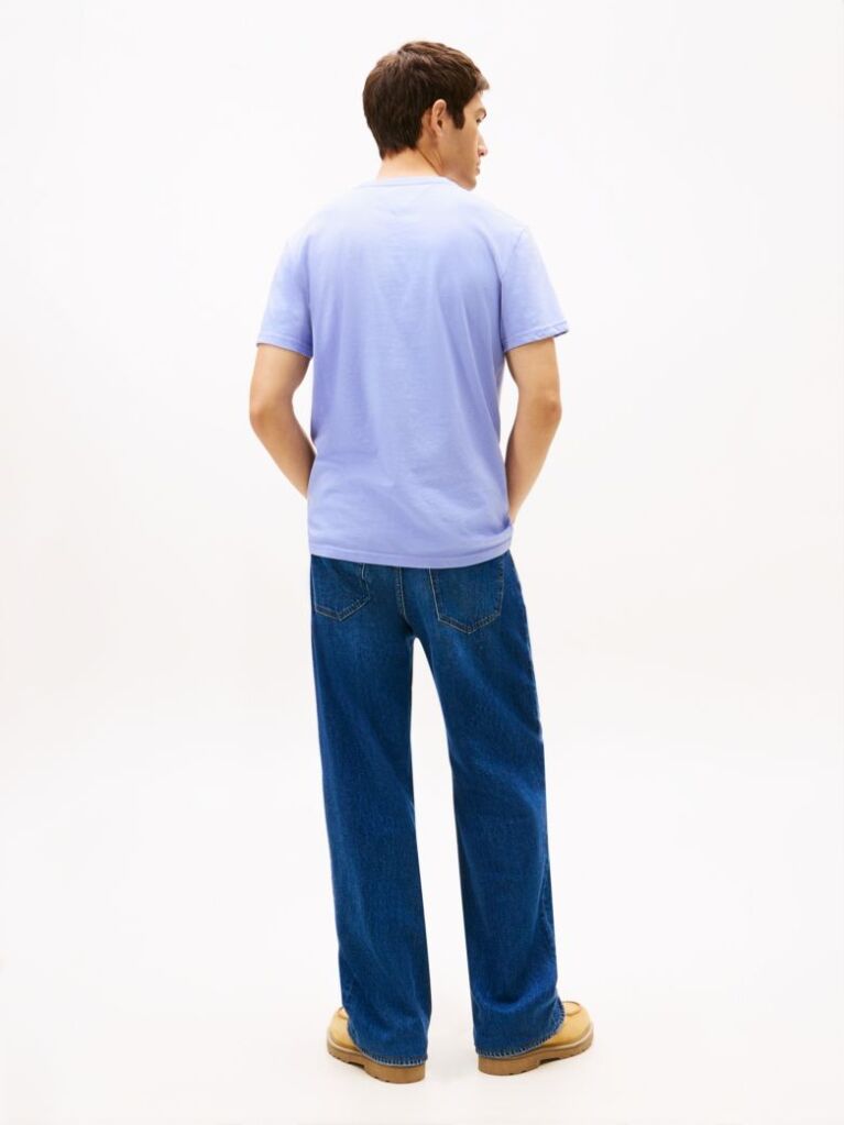 Purple Logo Slim T-Shirt  Men
