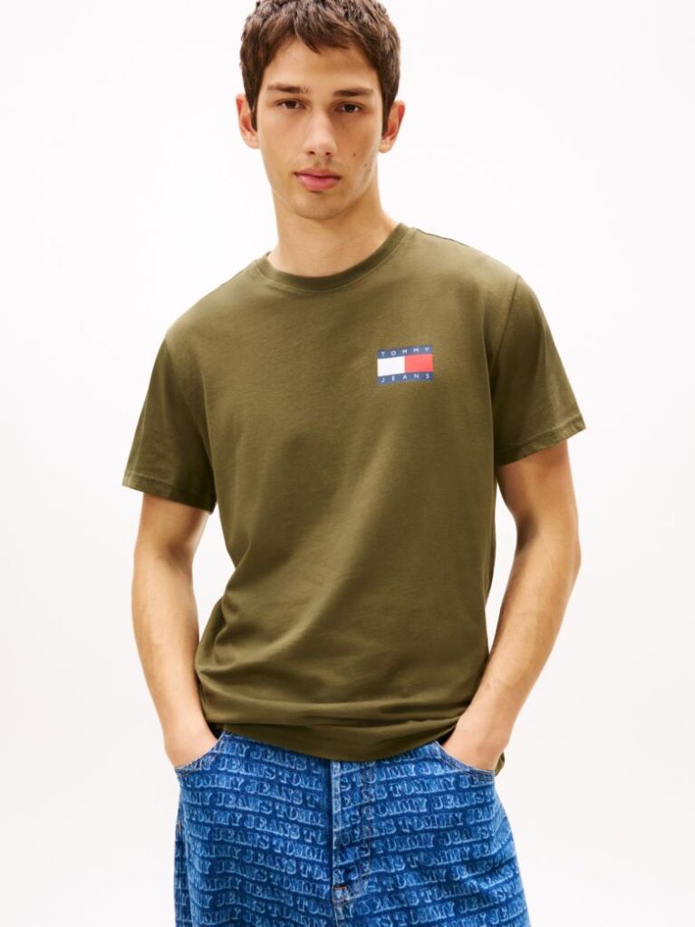Πράσινο T-Shirt Σε Slim Γραμμή Με Λογότυπο  Άνδρες
