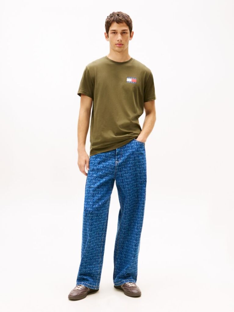 Πράσινο T-Shirt Σε Slim Γραμμή Με Λογότυπο  Άνδρες