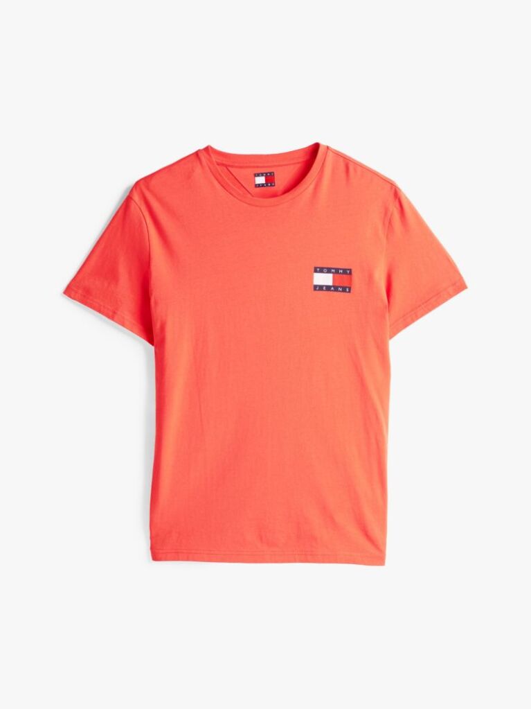 Orange Logo Slim T-Shirt  Men