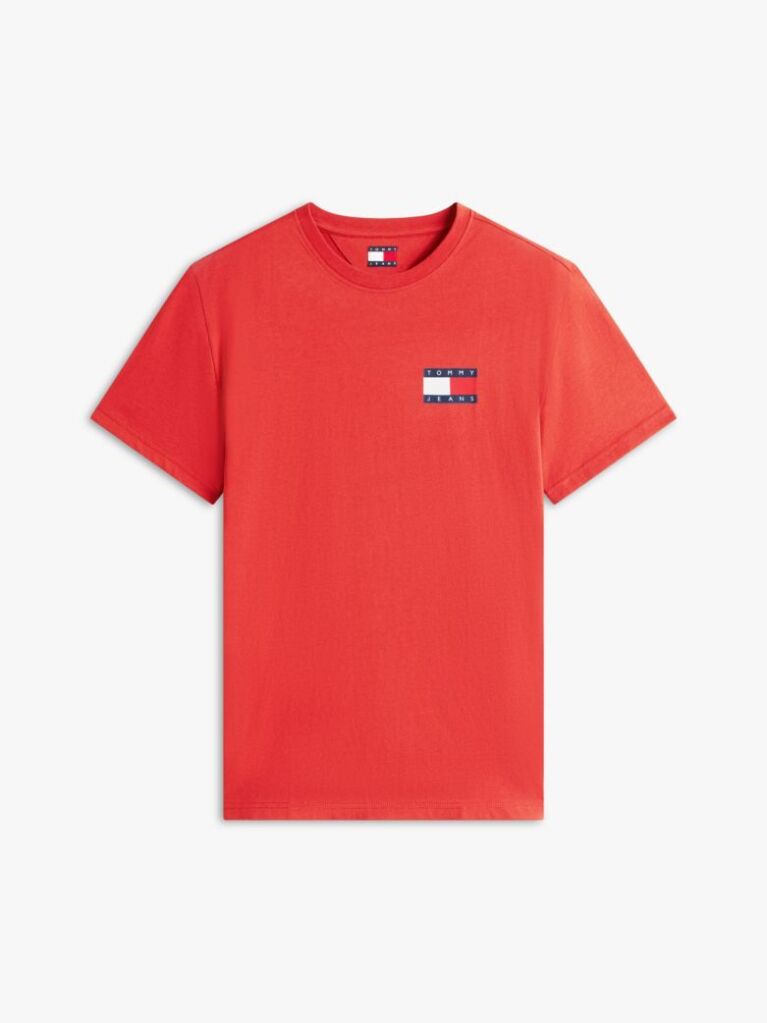 Κόκκινο T-Shirt Σε Slim Γραμμή Με Λογότυπο  Άνδρες