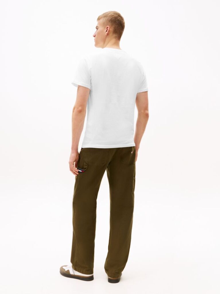 White Logo Slim T-Shirt  Men