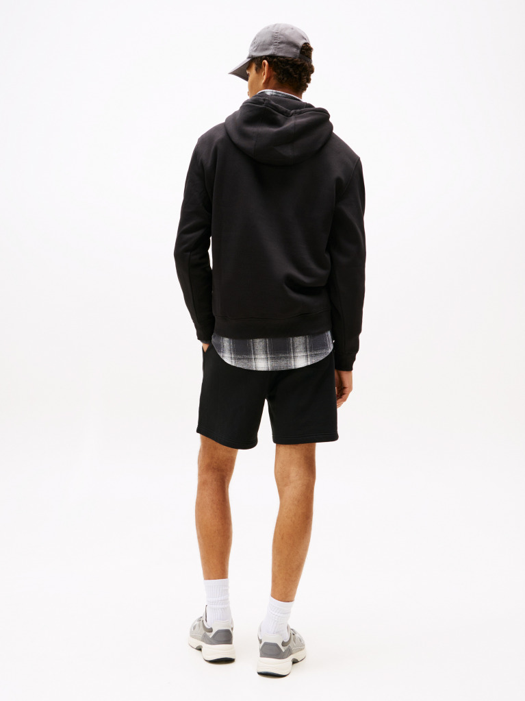 Black Regular Flag Hoodie  Men