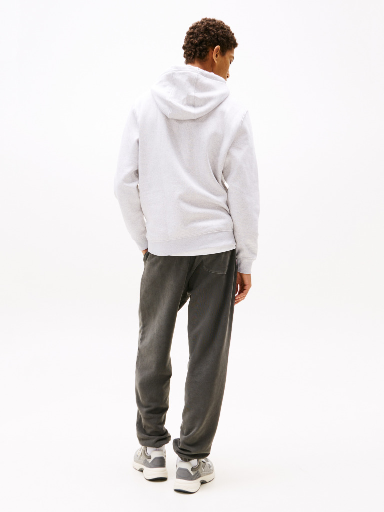 Γκρι Άνετο Hoodie Με Σημαία  Άνδρες