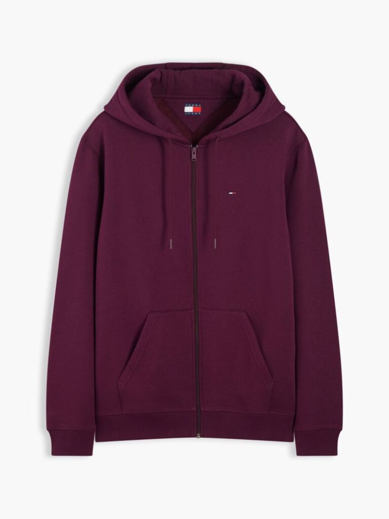 Purple Regular Hoody Zip Thru  Men