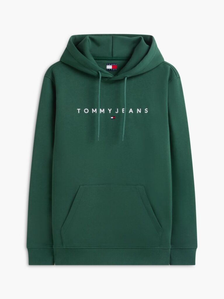 Green Regular Logo Hoody  Men