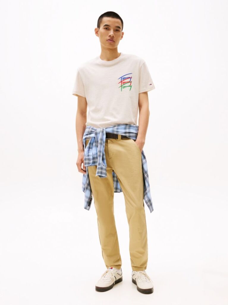 White Back Logo Graphic T-Shirt  Men