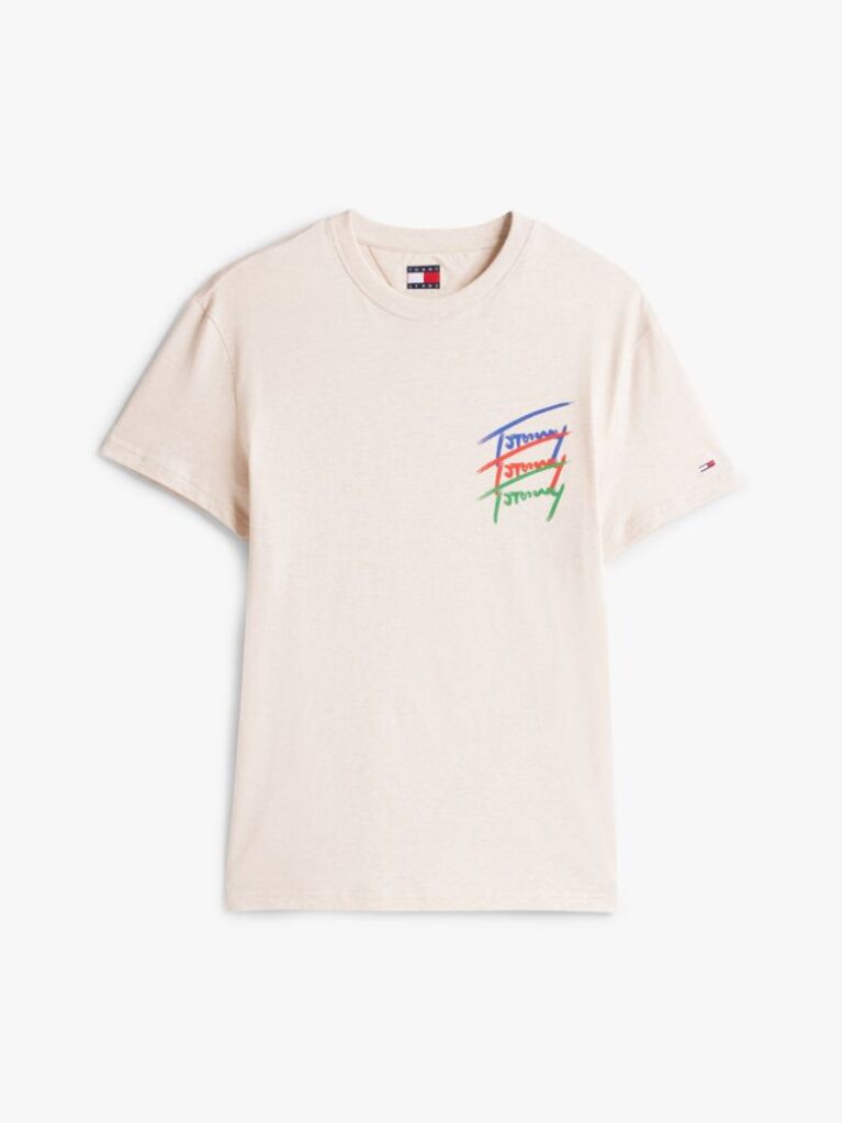 White Back Logo Graphic T-Shirt  Men