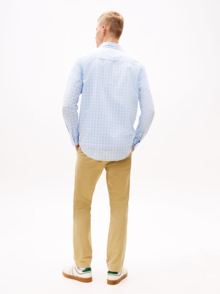 Blue Regular Fit Check Shirt  Men
