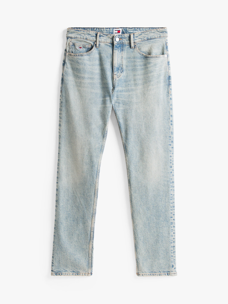 Denim Ryan Distressed Slim Straight Leg Jeans  Men