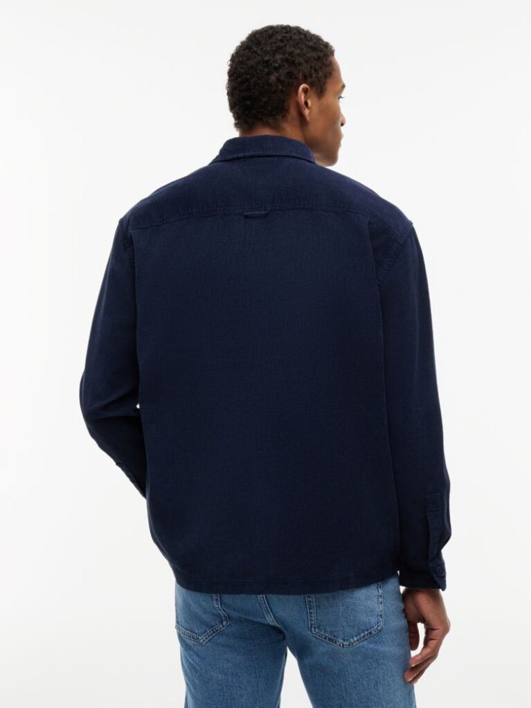 Μπλε Φαρδύ Overshirt  Άνδρες