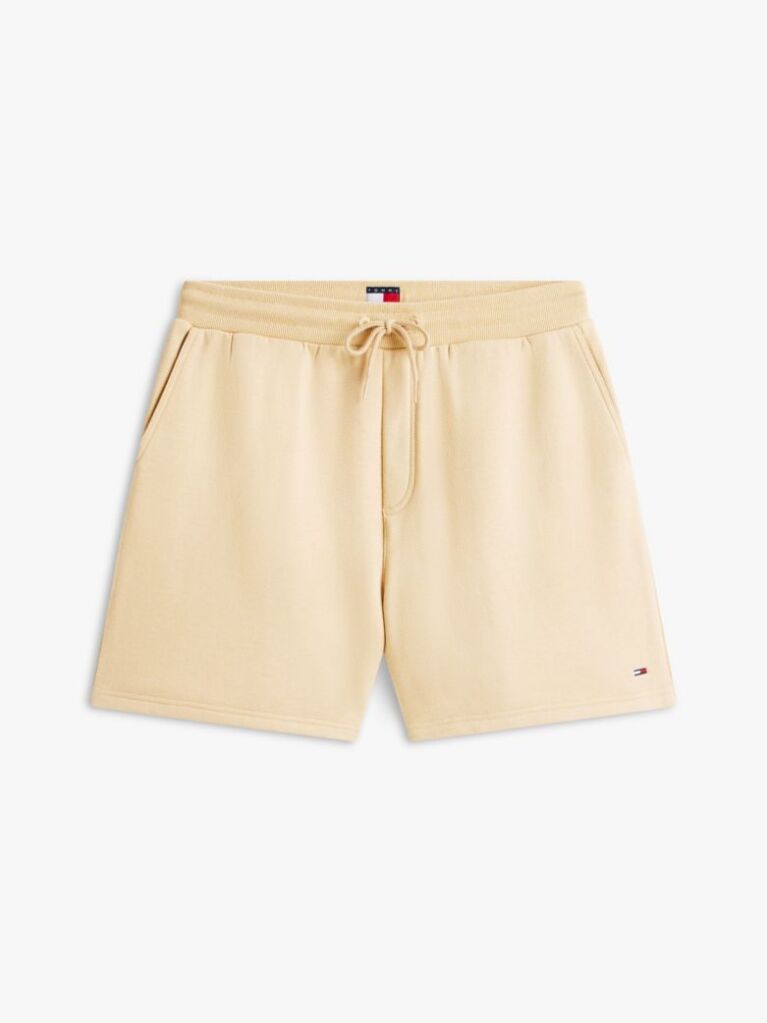 Beige Flag Patch Regular Bermuda Shorts  Men