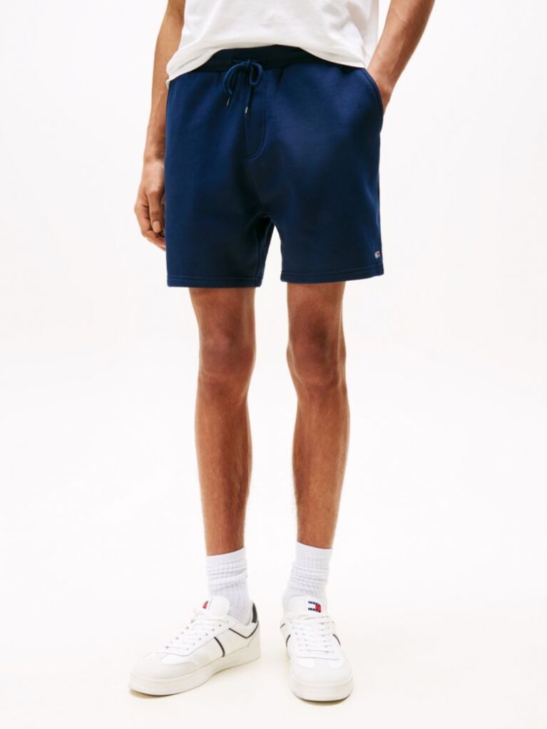 Blue Flag Patch Regular Bermuda Shorts  Men