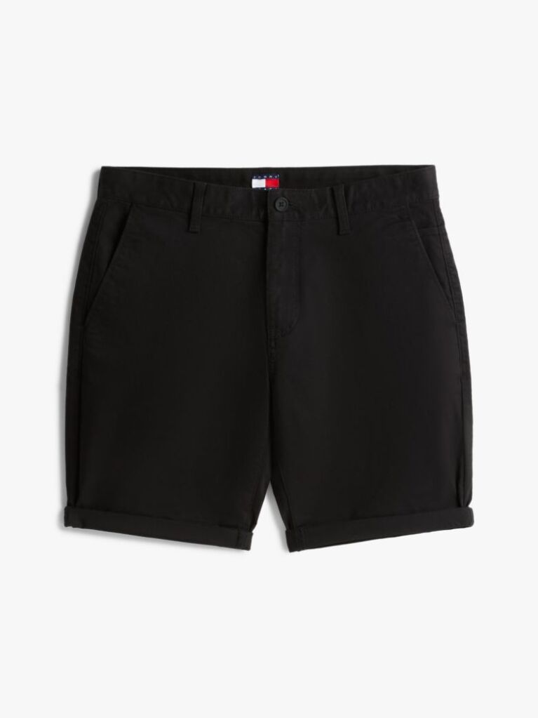 Black Scanton Slim Chino Bermuda Shorts  Men