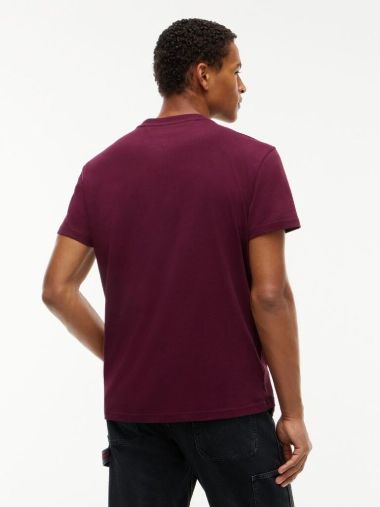 Purple Logo Jersey Crew Neck T-Shirt  Men