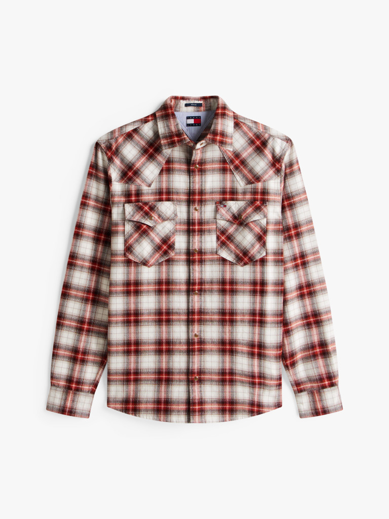 Multi Regular Fit Flannel Check Western Shirt  Men