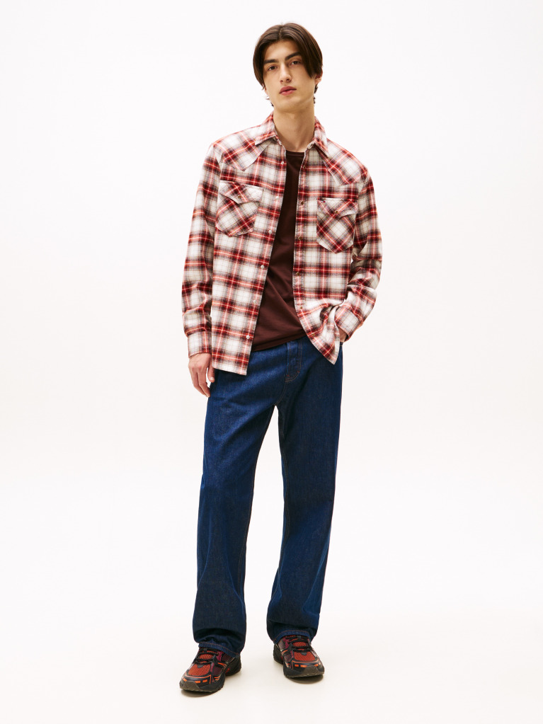 Multi Regular Fit Flannel Check Western Shirt  Men