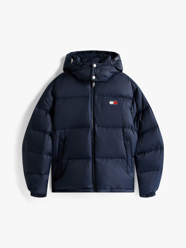 Blue Water Repellent Ripstop Alaska Puffer Jacket  Men