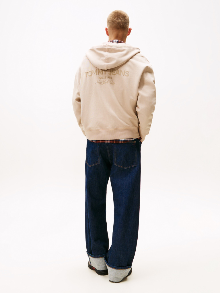 Μπεζ 90S New Classics Hoodie Με Λογότυπο  Άνδρες
