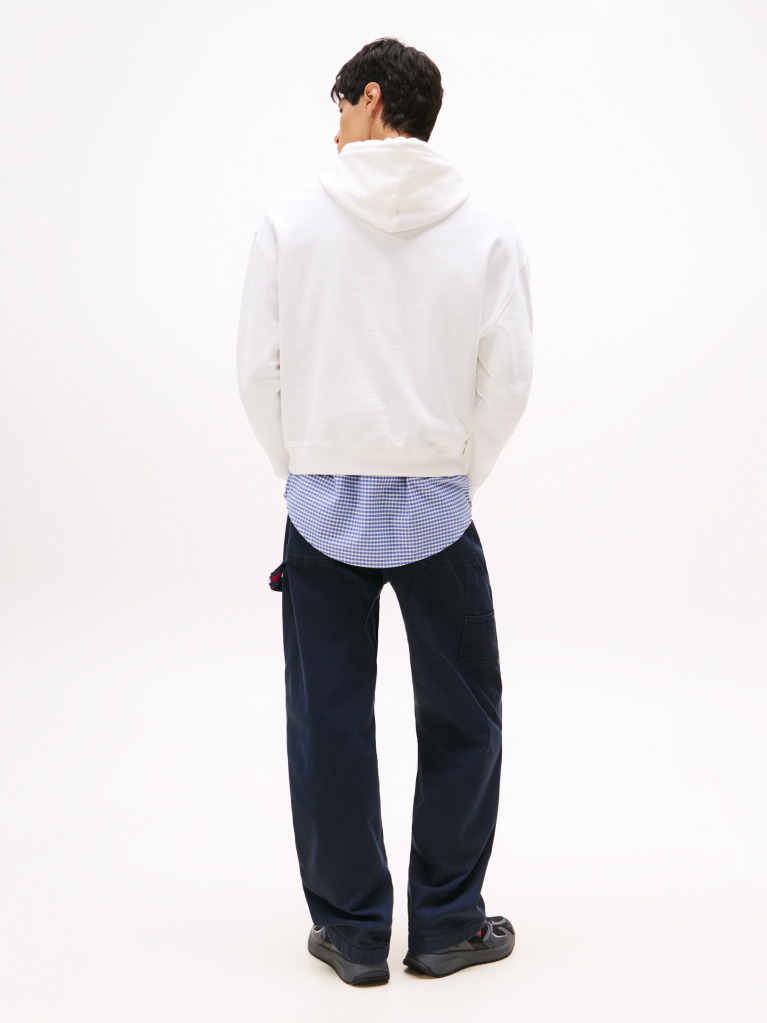 Beige Heritage '90s Varsity Hoody  Men
