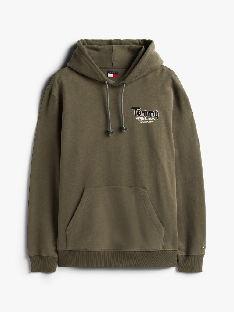 Green Logo Terry Hoody  Men