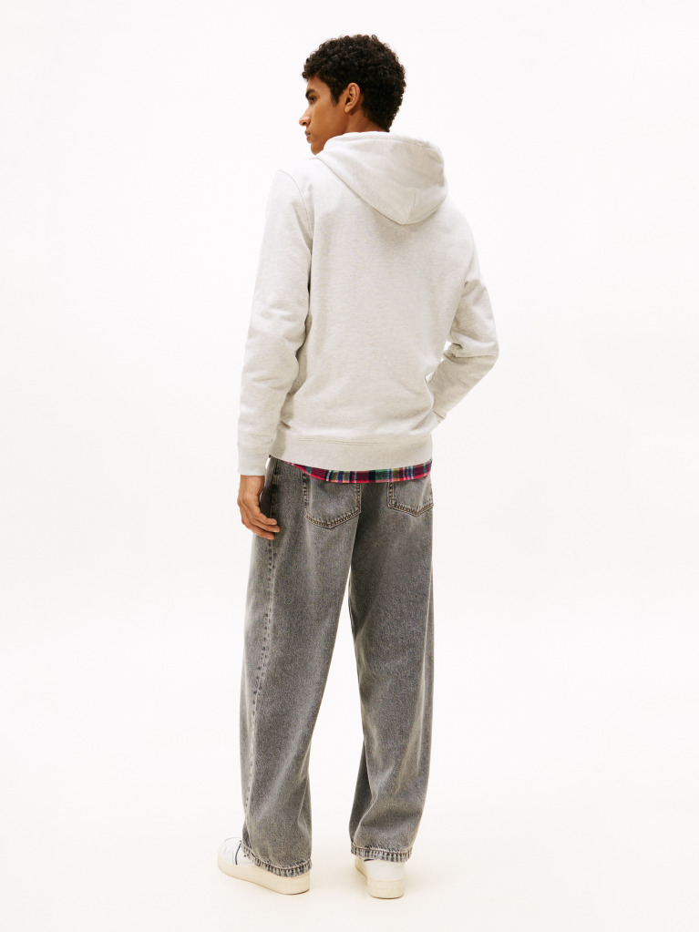 Grey Logo Terry Hoody  Men