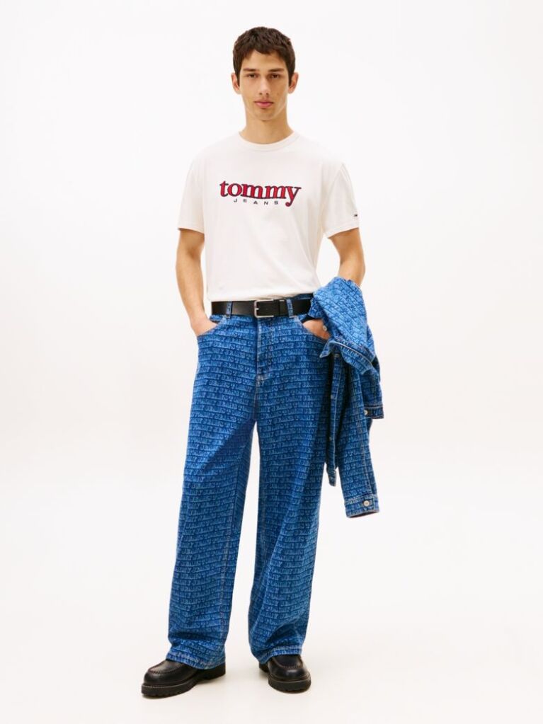 Denim Theo Άνετο Τζιν Με Spell-Out Λογότυπο  Άνδρες