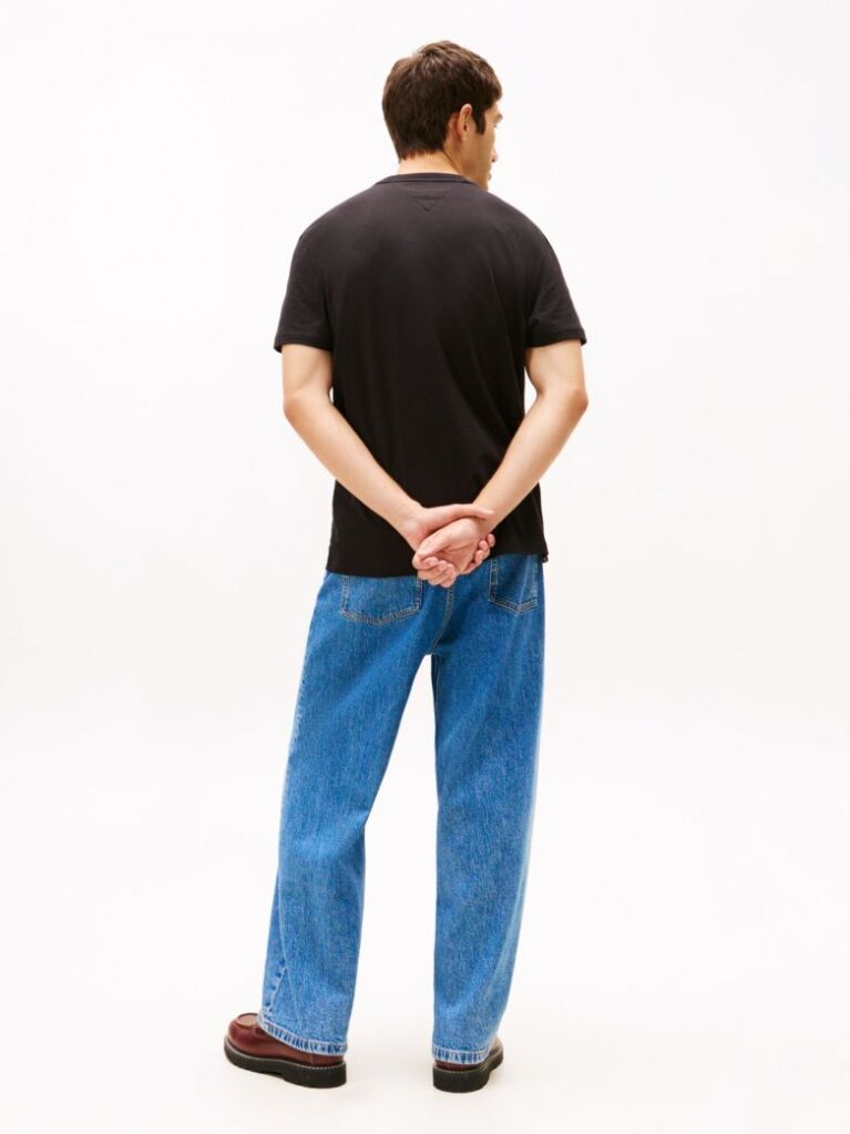Black Regular Tonal Logo Short-Sleeve T-Shirt  Men