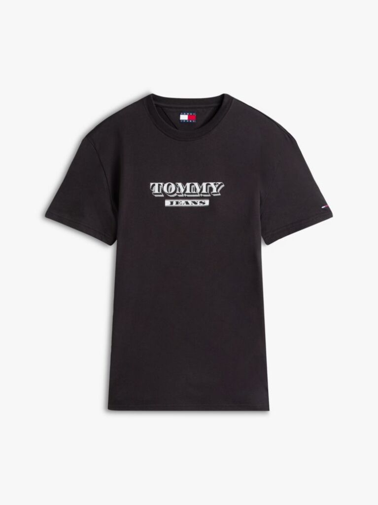 Black Regular Tonal Logo Short-Sleeve T-Shirt  Men