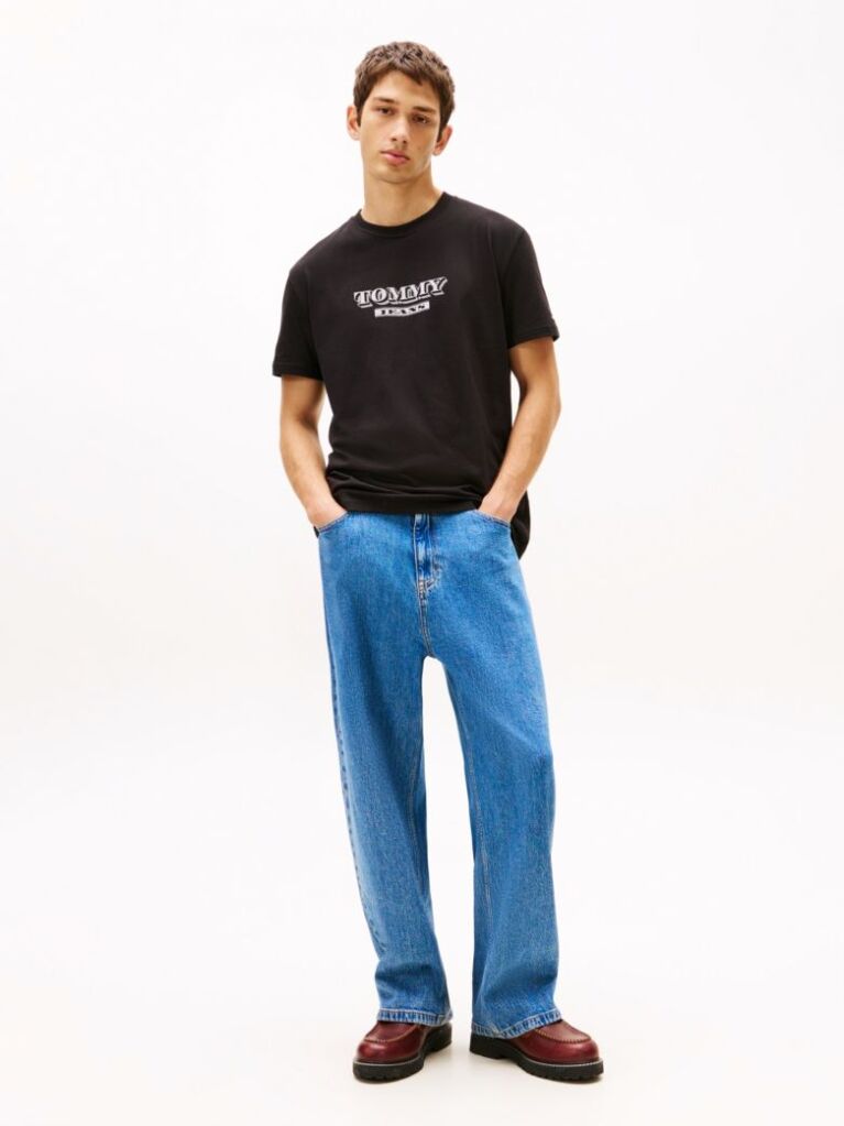 Black Regular Tonal Logo Short-Sleeve T-Shirt  Men