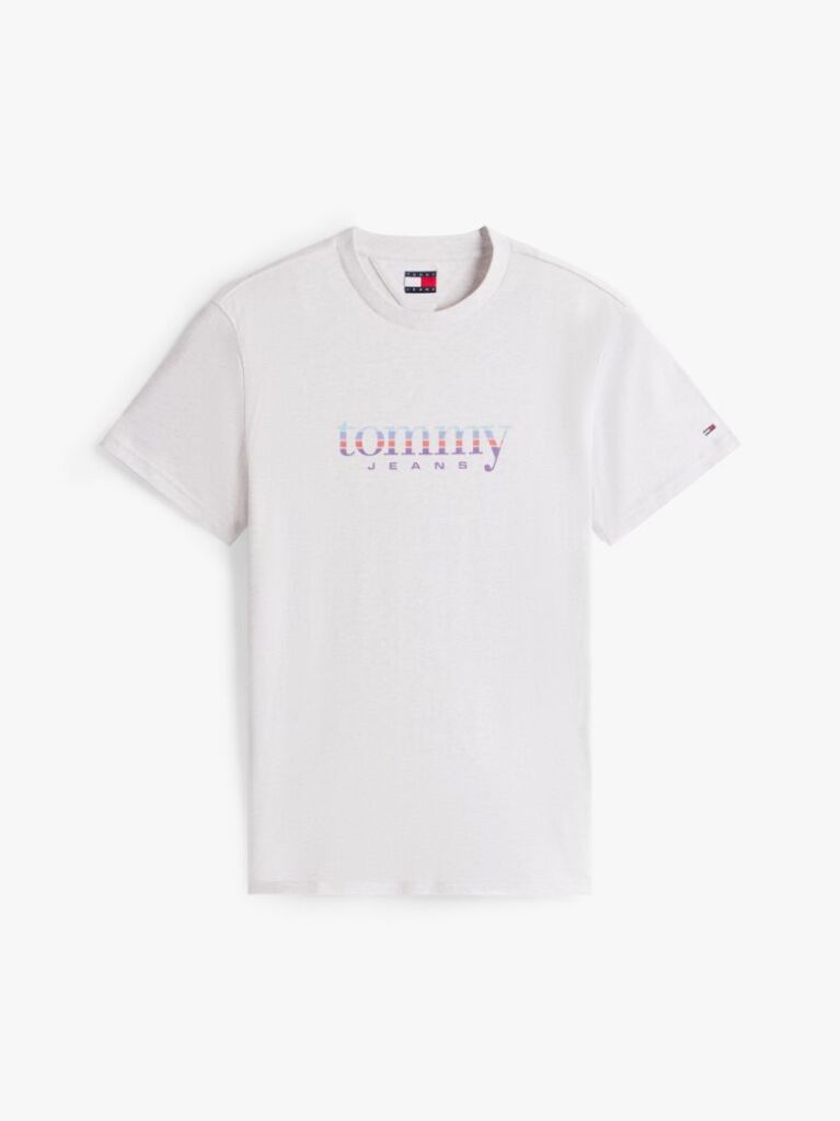 Γκρι T-Shirt Σε Slim Γραμμή Με Λογότυπο  Άνδρες