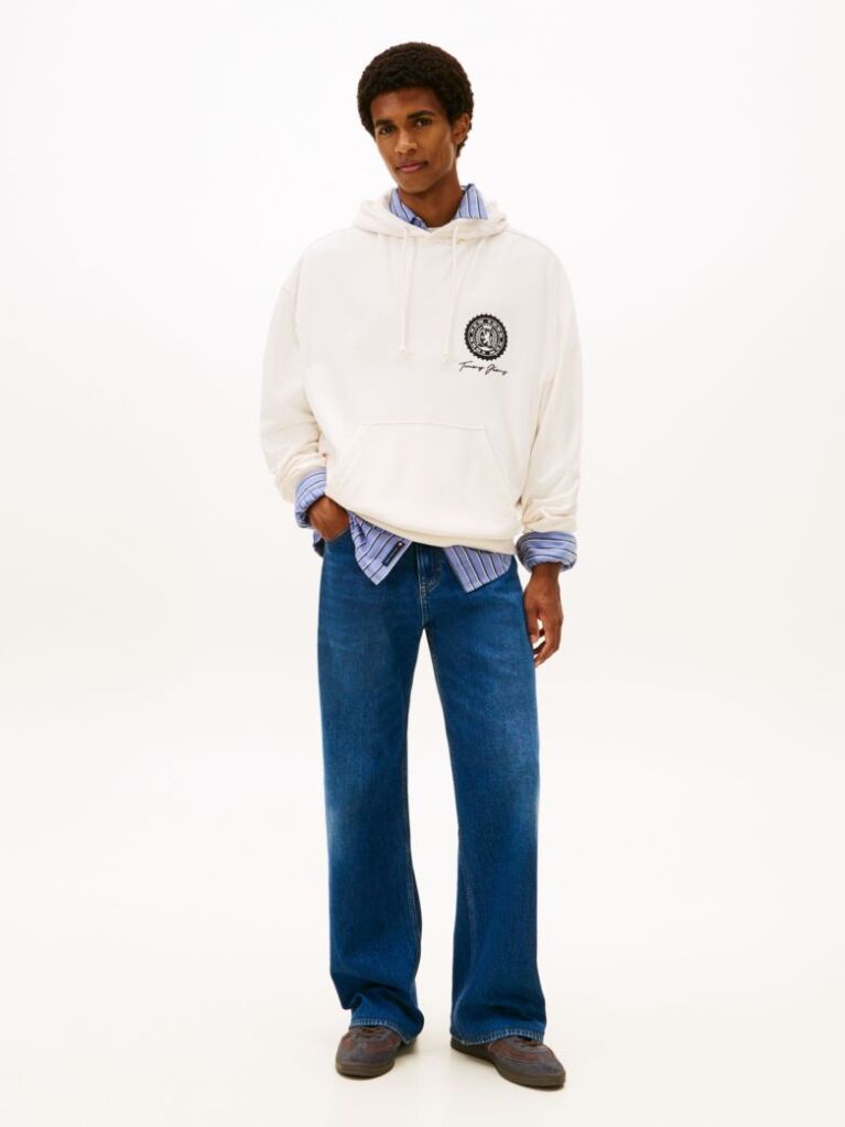 Άσπρο Hoody Με Graphic Σχέδιο 90s Dollar  Άνδρες