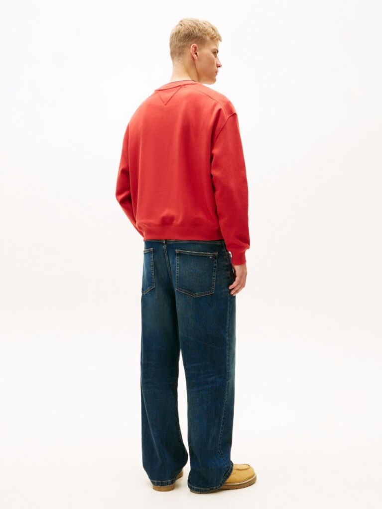 Κόκκινο Φούτερ Fleece Με Λογότυπο '90s  Άνδρες