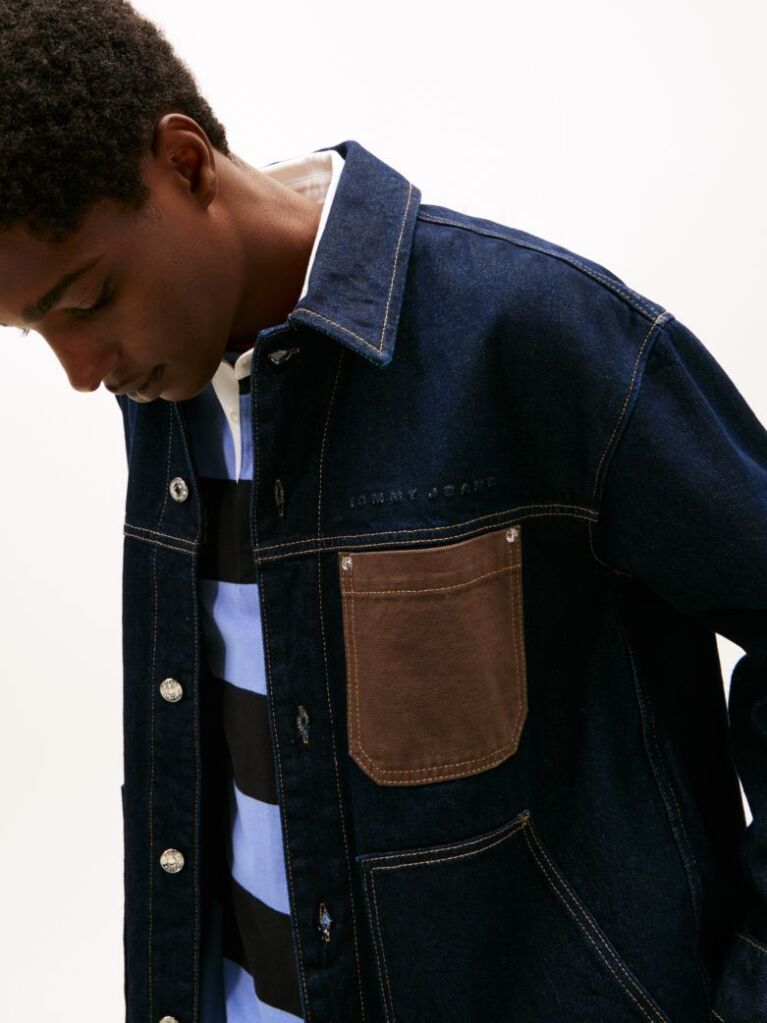 Denim Relaxed Denim Chore Jacket  Men