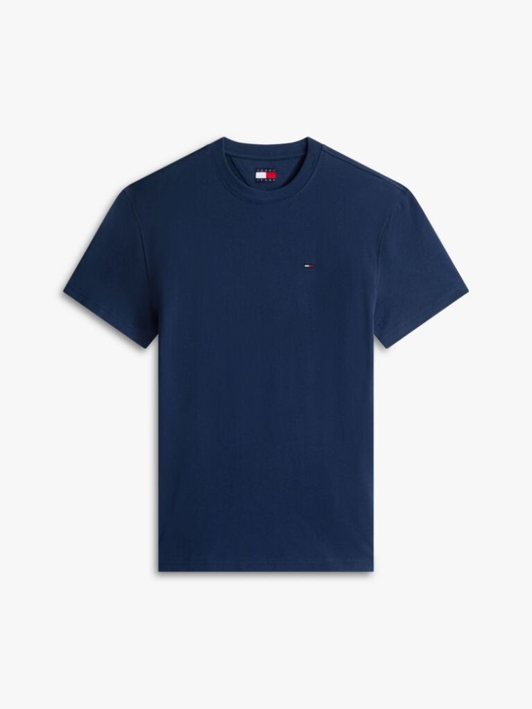 Blue Tommy Flag Crew Neck T-Shirt  Men