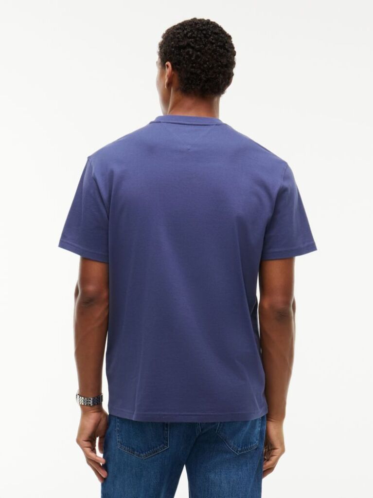 Blue Tommy Flag Relaxed T-Shirt  Men