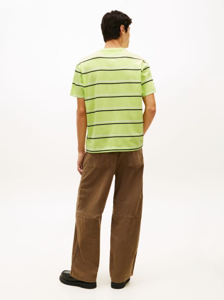 Multi Hilfiger Flag Stripe Relaxed Jersey T-Shirt  Men