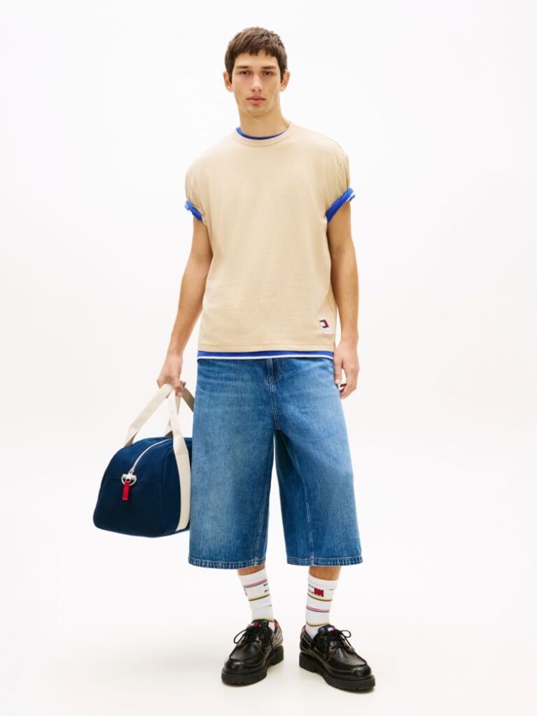 Brown Back Logo Relaxed Jersey T-Shirt  Men