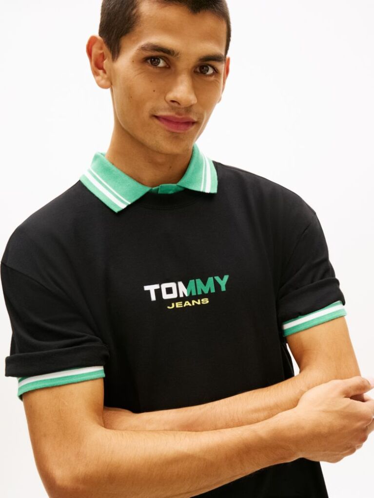 Black Back Logo Relaxed T-Shirt  Men