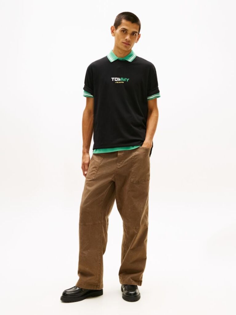 Black Back Logo Relaxed T-Shirt  Men