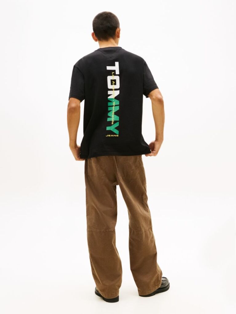Black Back Logo Relaxed T-Shirt  Men
