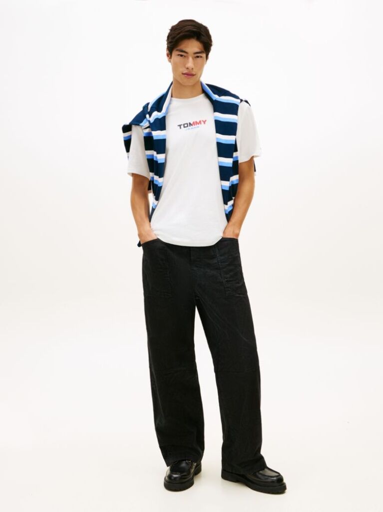 White Back Logo Relaxed T-Shirt  Men