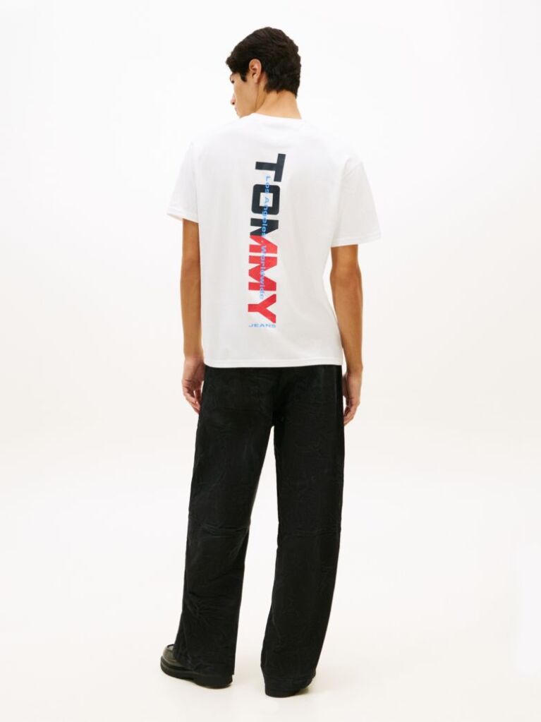 White Back Logo Relaxed T-Shirt  Men