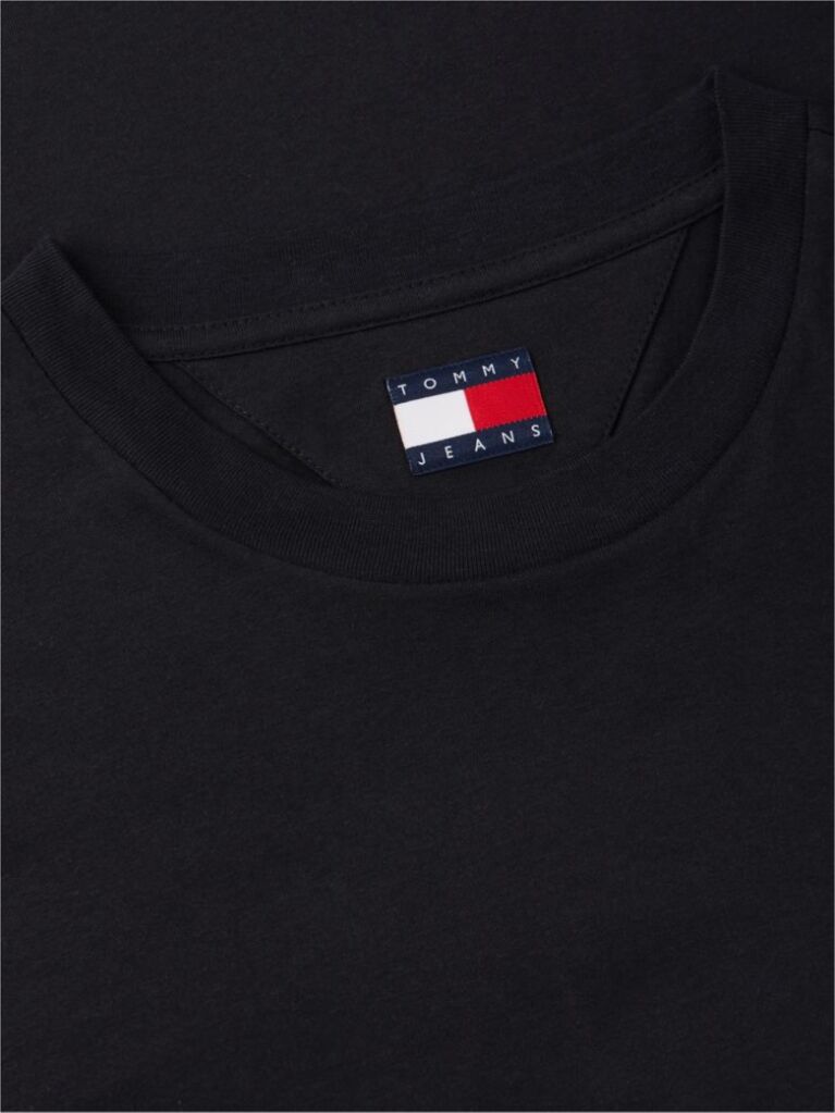 Black Signature Logo Slim Jersey T-Shirt  Men