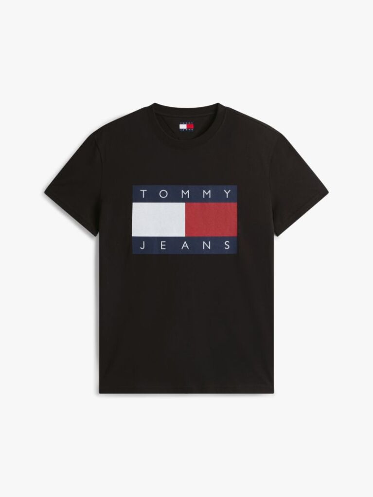Black Flag Badge Jersey Crew Neck T-Shirt  Men