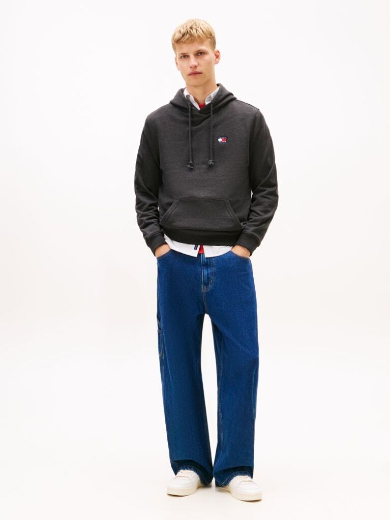 Γκρι Hoody Με Ετικέτα Tommy  Άνδρες