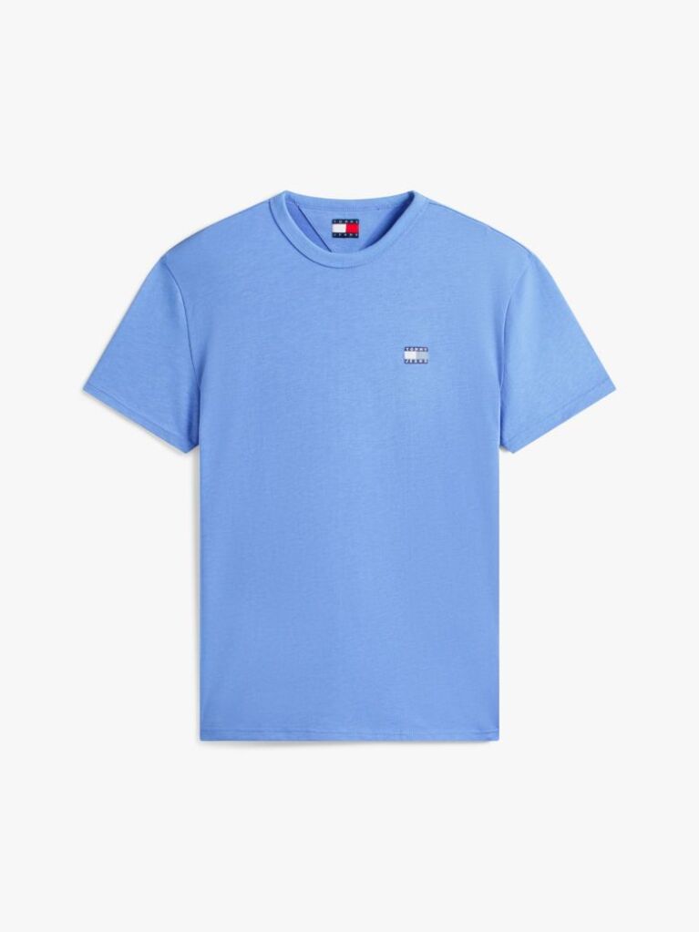 Blue Tonal Tommy Badge Jersey T-Shirt  Men
