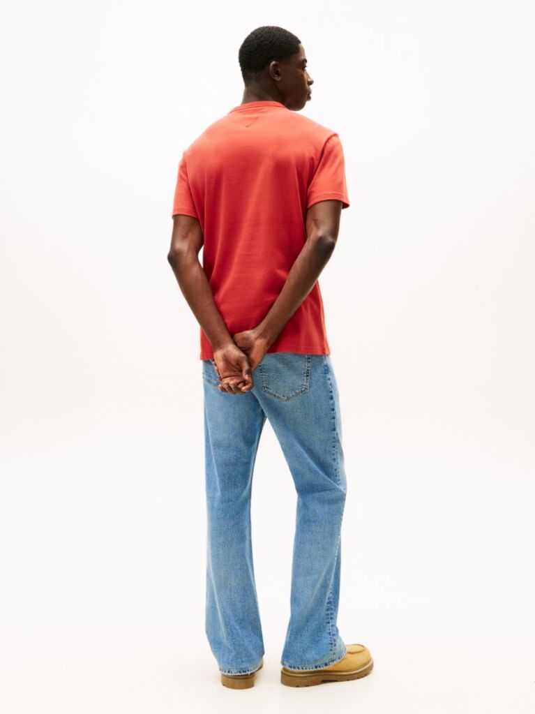 Red Logo Appliqué Jersey T-Shirt  Men